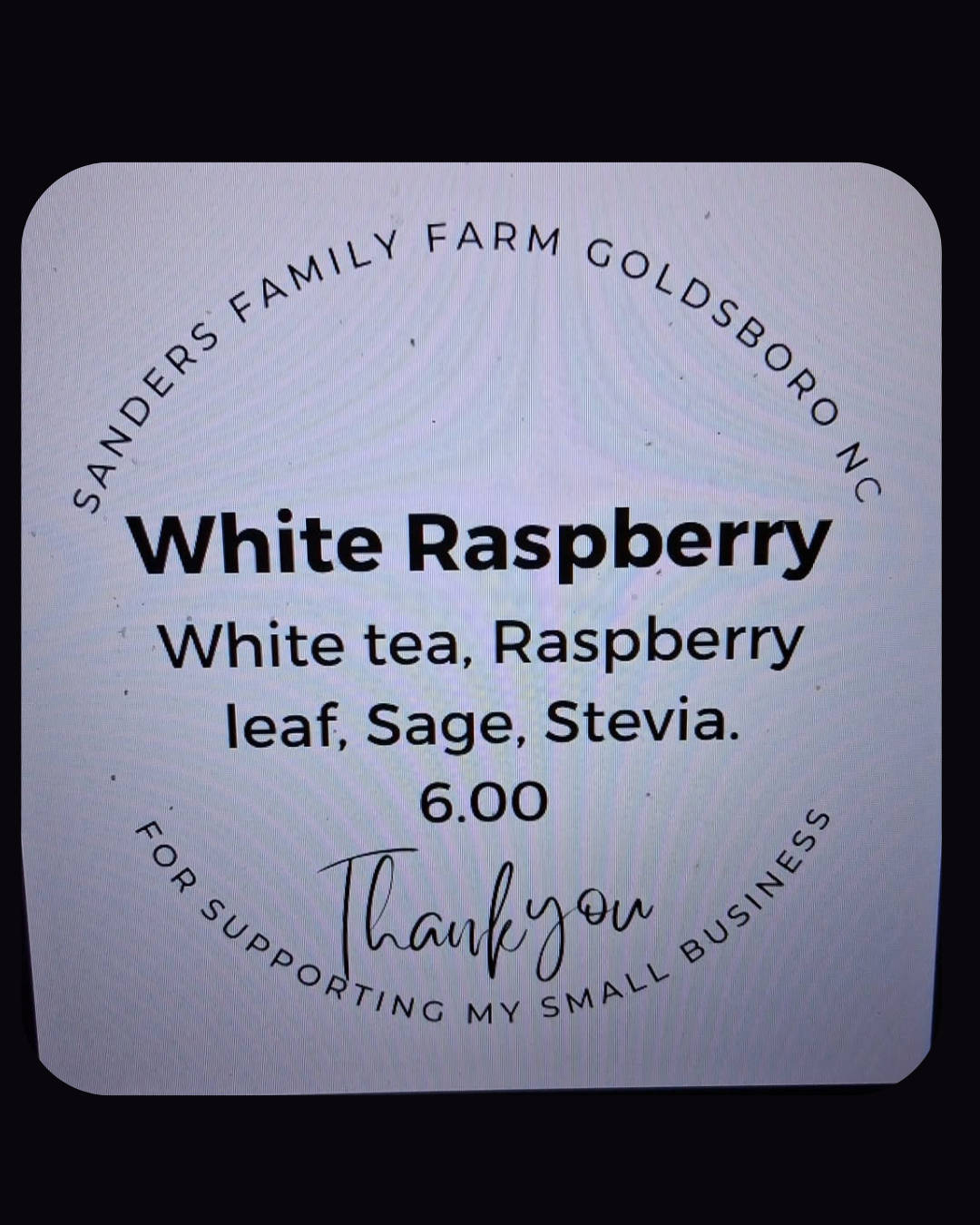 White Raspberry Tea